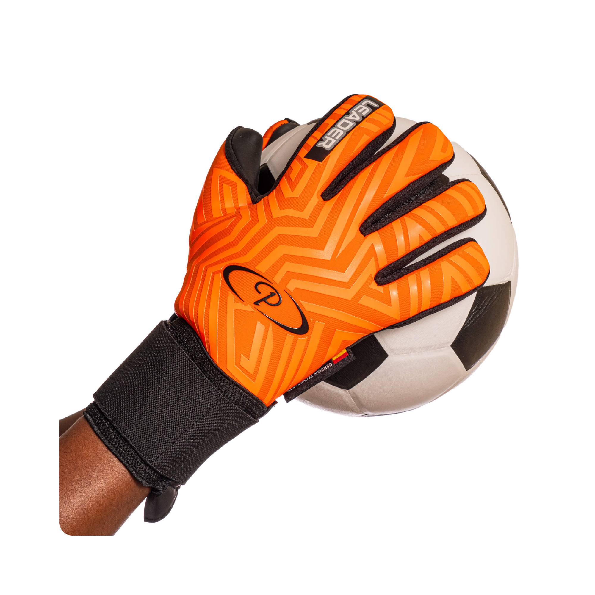 Premier Sports Leader Goalkeeper Glove – Orange - Image 4