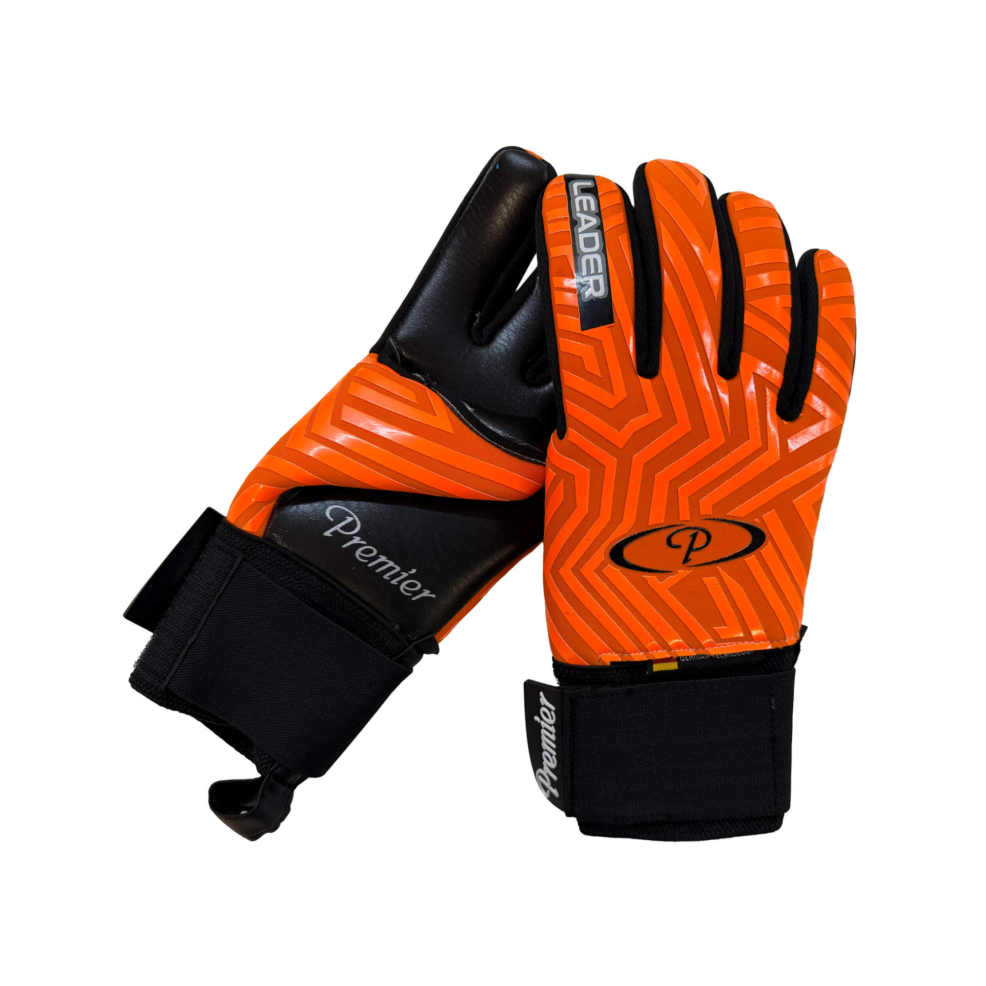 Premier Sports Leader Goalkeeper Glove – Orange - Image 5
