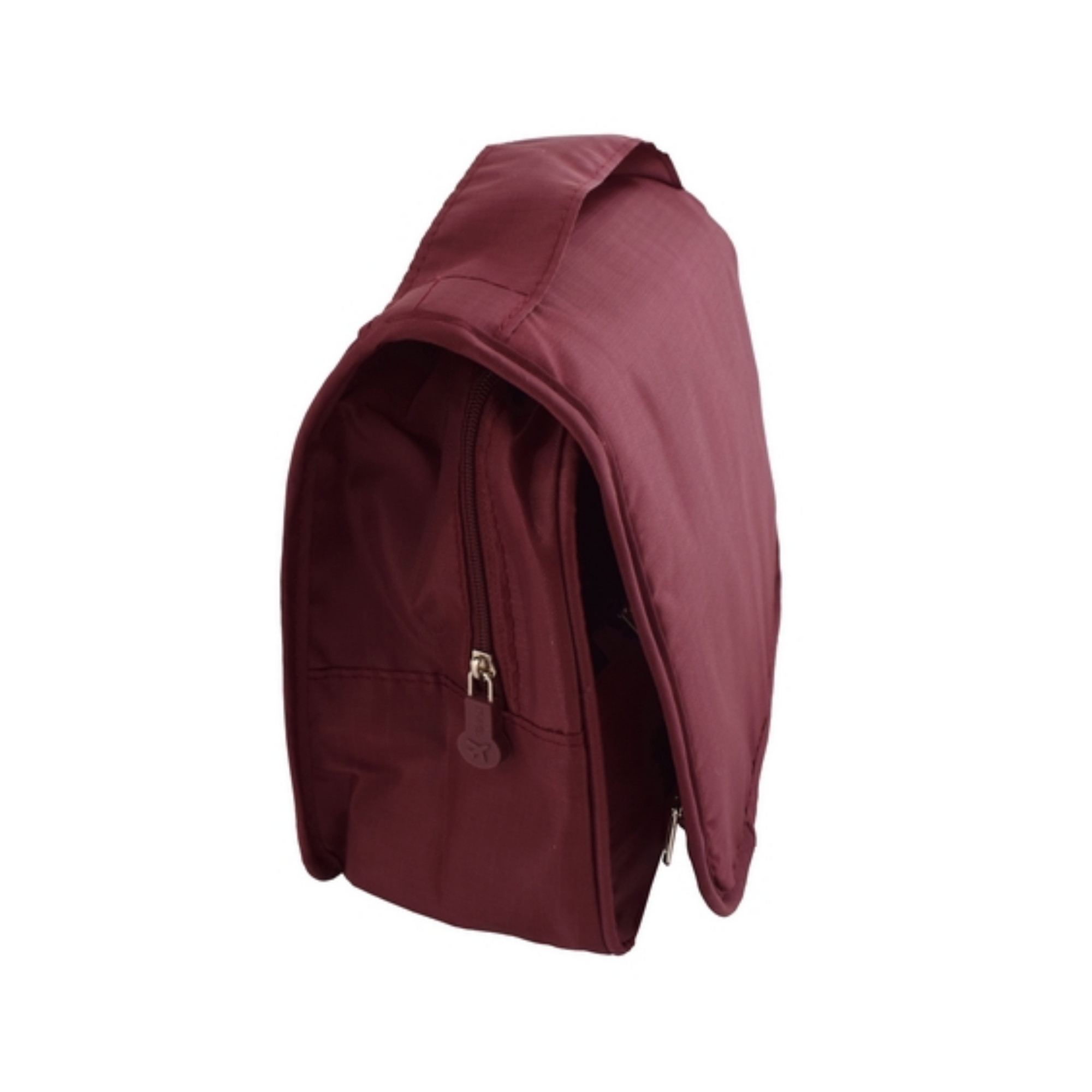 Velcro Hanging Toiletry Bag Maroon - Image 5