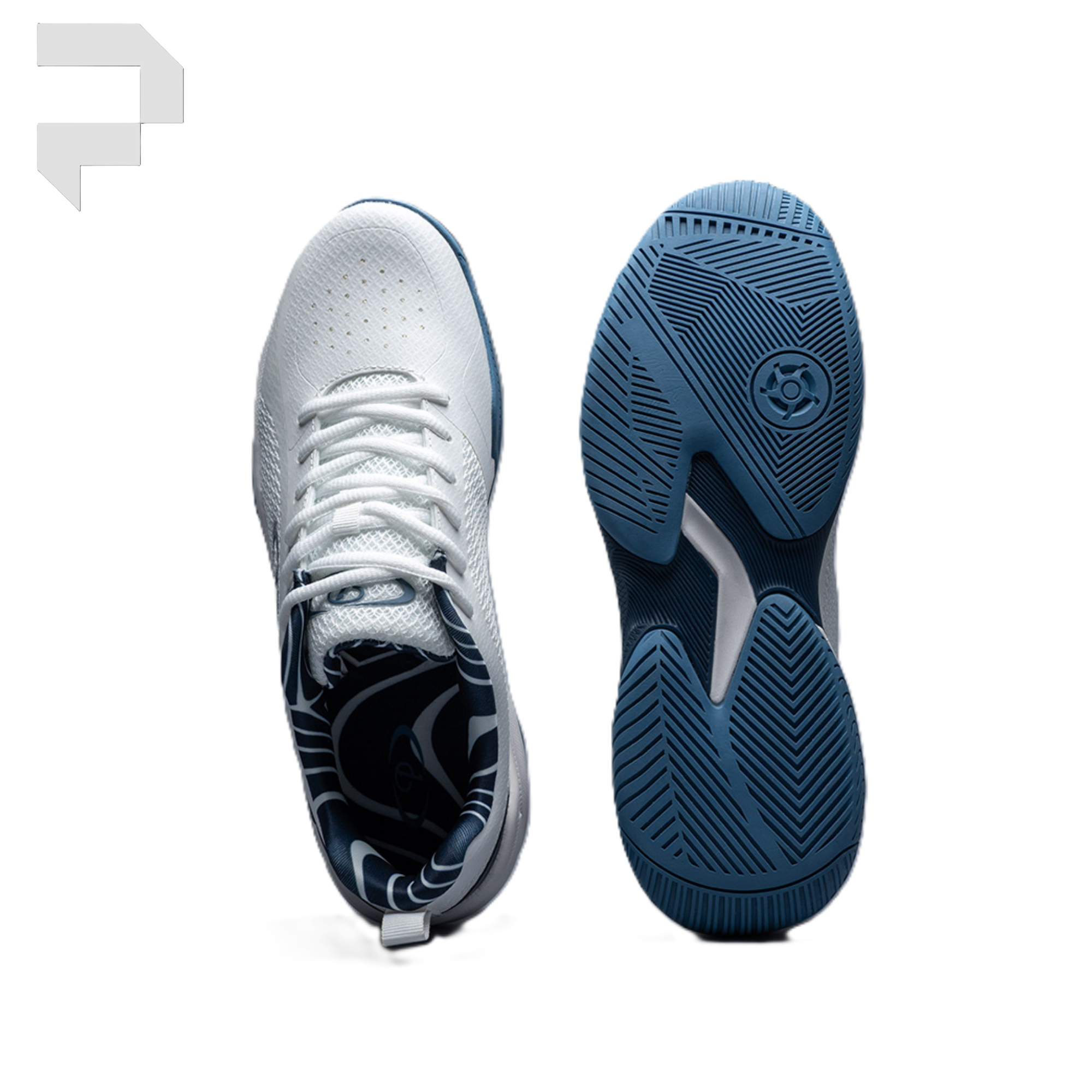 Court-X Control Shoes White/Sky - Image 6