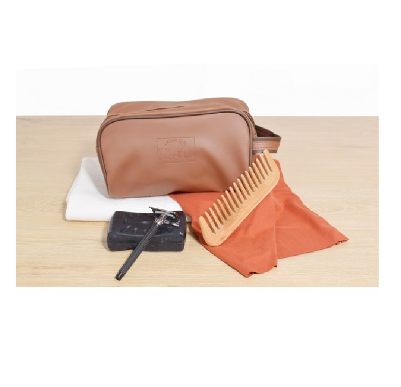 Urban Man Chestnut Toiletry Bag - Image 4