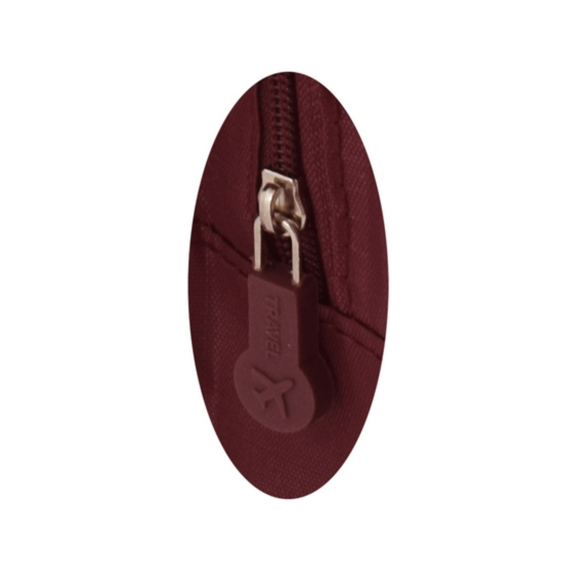 Velcro Hanging Toiletry Bag Maroon - Image 8