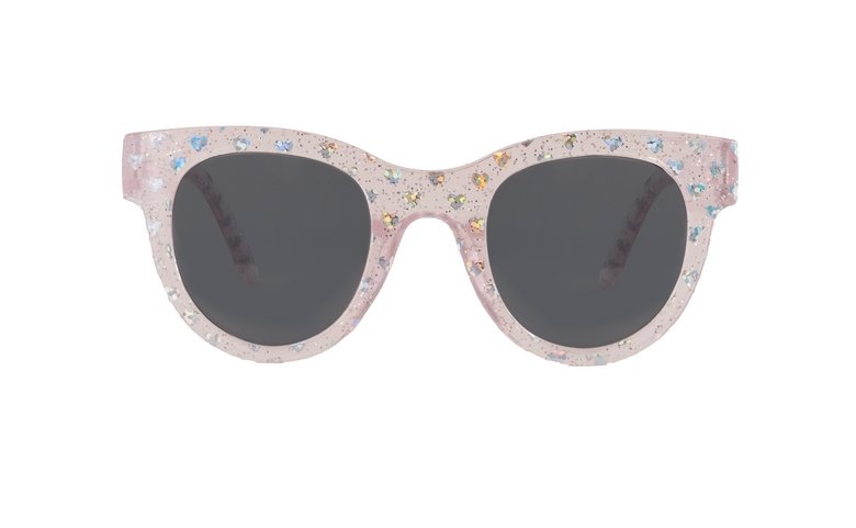 Glitter Heart Kids Sunglasses - Image 2