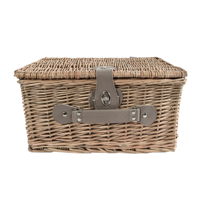 2-Person Wicker Picnic Basket - Image 6